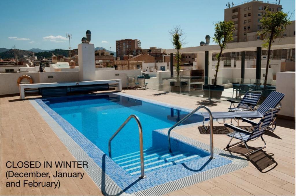 Apartamento Deluxe Con Piscina, Terraza & Parking Malaga Exterior photo